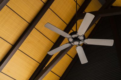 Elegant Fan in a Modern Space